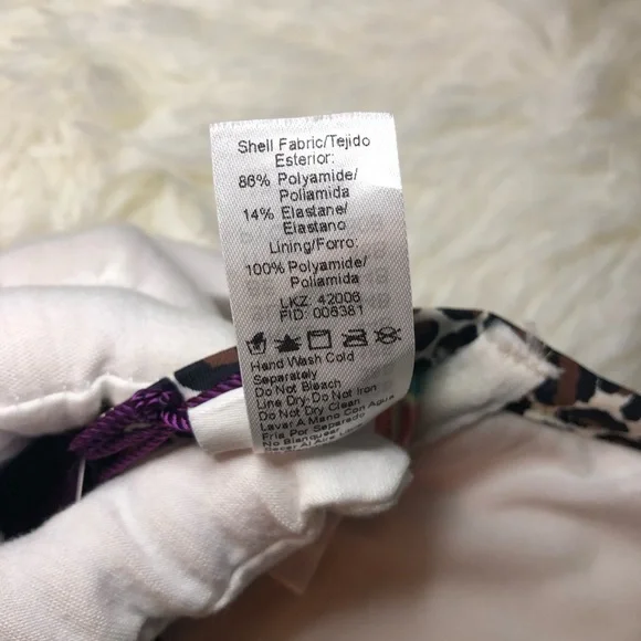 LASCANA Tropical Floral Bikini Top - Picture 15 of 16